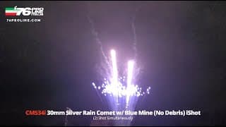CM534i 30mm Silver Rain Comet w/ Blue Mine (No Debris) iShot - ’76 Pro Line ITALIA