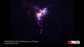 MS434B 25s Blue Falling Leaves (20sec)