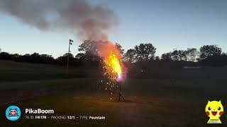 FN179 PikaBoom - Fountain by Sky Bacon Fireworks - 2024 Production