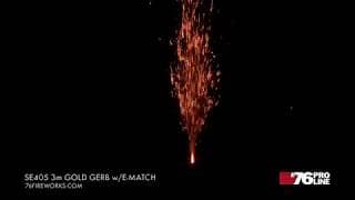 SE405 3m Gold Gerb w/ e-match (10sec)