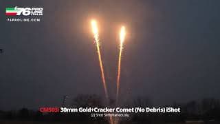 CM503i 30mm Gold+Cracker Comet (No Debris) iShot - '76 Pro Line ITALIA